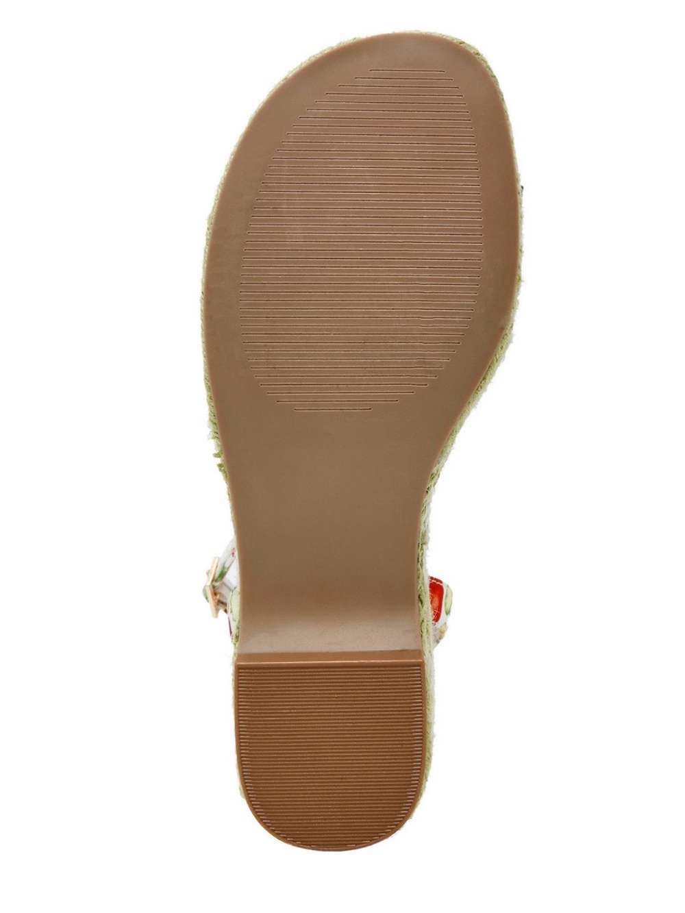 Betsey Johnson Strawberry Embellished Floral Espadrille Wedges - Picture 5 of 5